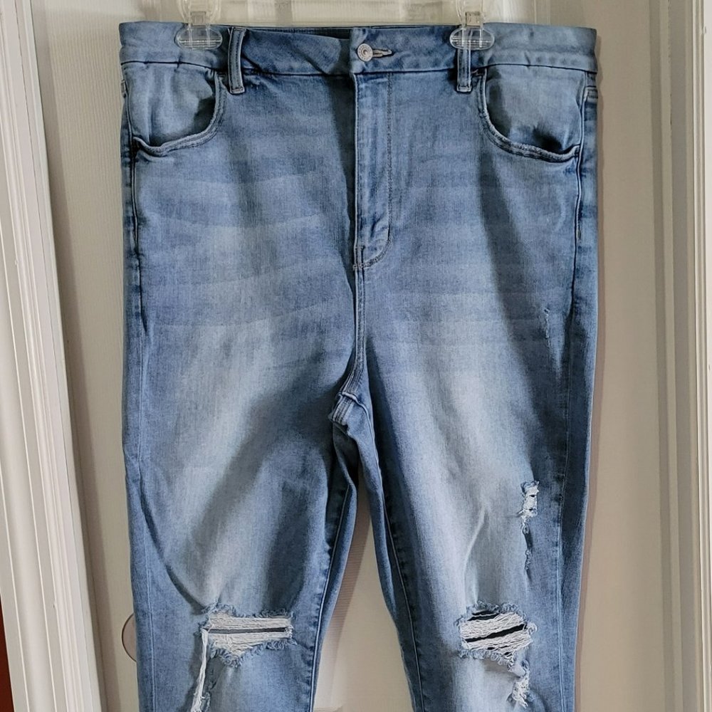 AMERICAN EAGLE - distressed - High Waisted Jeans - 18R
